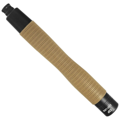 ESP - Hardened Ergonomic Easy Lock Telescopic Baton - 20" - Black/Khaki - ExBTO-20HE-KH