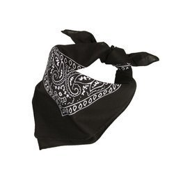 Mil-Tec - Western Bandana - Cotton - Black - 12620002