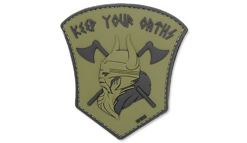 101 Inc. - 3D Patch - Keep Your Oaths - OD Green