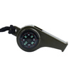 Mil-Tec - Survival Whistle - Compass - Thermometer - Green - 16327000