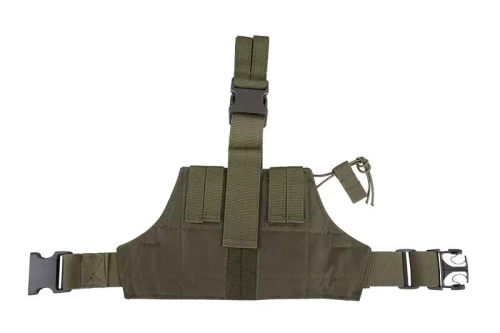 GFC Tactical - Thigh Panel - MOLLE - Nylon - Olive- GFT-19-009686