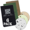 Rite in the Rain - On-The-Go Notebooks - 85 x 50 mm - 6 pcs - Black / Green / Tan - OTG-TACL