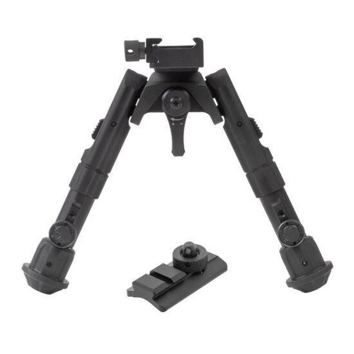 Leapers - UTG Recon 360 TL Foldable Bipod 5.5-7" - Picatinny - Black - TL-BP02-A