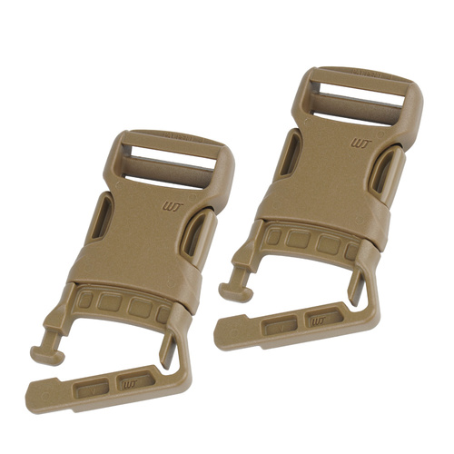 Tasmanian Tiger - SR 25 Safety QA buckles - 2 pcs. - Coyote Brown - 7278.346