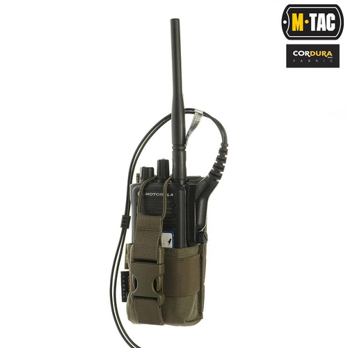 M-Tac - Radio Pouch - MOLLE - Ranger Green - 10130023.