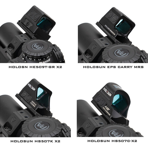 Strike Industries - ASM Ring Cap Multi-Optic Mount System - Picatinny - Black - SI-STRIKE-ASM-OM