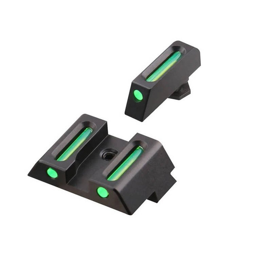 GunPany - Fiber Sights Combo for Glock - Long Version - Green - SCIS-05 