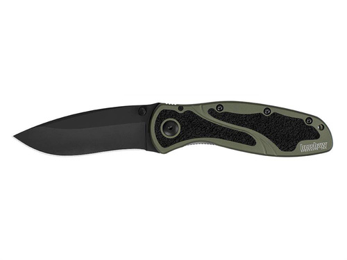 Kershaw - Tactical Knife Blur 1670OLBLK - 14C28N - Black - 1670OLBLK