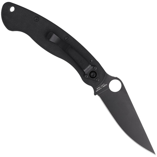Spyderco - Military™ Model G-10 Black / Black Blade Knife - C36GPBK