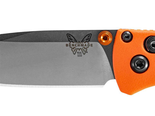 Benchmade - Mini Bugout Folding Knife - AXIS® Lock - S30V - Orange - 533