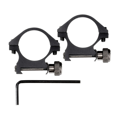 Umarex - HighPower Two-Piece Scope Mount - 25.4 mm / 1'' - Low - Weaver - Aluminum - Black - 2.1662