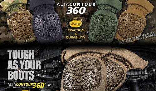 ALTA - AltaCONTOUR 360™ Vibram® Cap Knee Pads - Coyote Brown - 52933.14