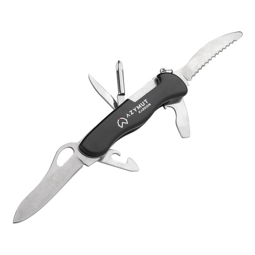Azymut - Karkon Pocket Knife - 9 Tools - Black - HK20018