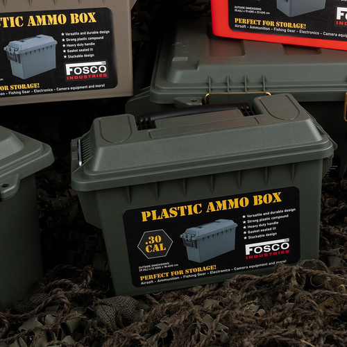 Fosco Industries - Ammo Box .30 cal - 4.5 L - Polymer - Green - 465203