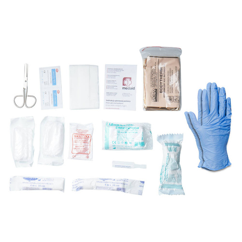 Medaid - Waterproof First Aid Kit Type 200 - 16 pcs - Black