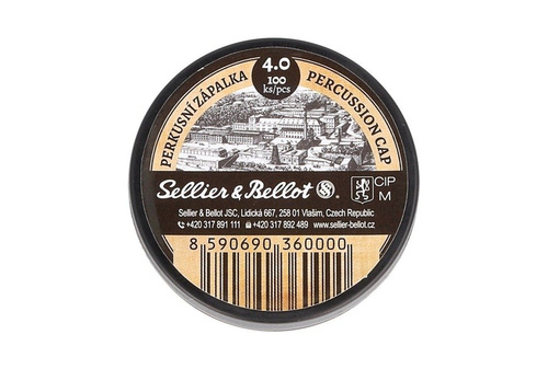 Sellier&Belott - Percussion Caps No. 4.0 - 100 pcs. - P210