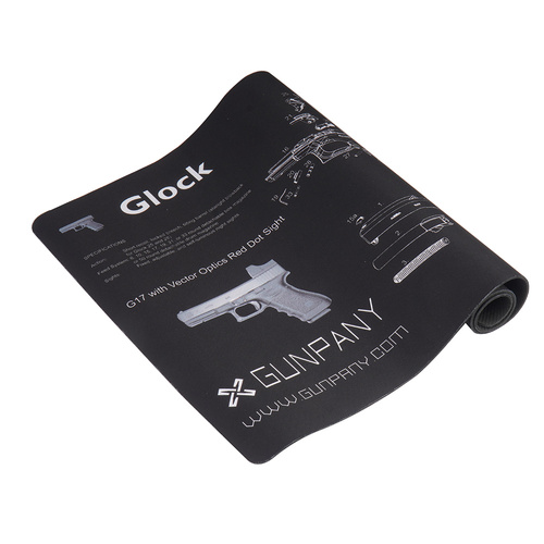 Gunpany - Cleaning Mat Glock Gun - Black - SCBM-02