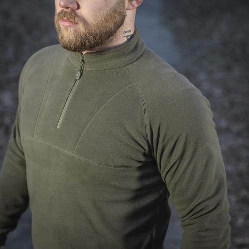 M-Tac - Military Fleece Delta Polartec Cardigan Raglan - Dark Olive - 70022048