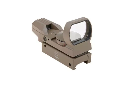 Theta Optics - Replica Collimator Sight Open - Aluminum - Tan - THO-10-007850