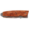 Herbertz - AISI 420 Plain Folding Knife, Wood Handle - Gift Box - 289011