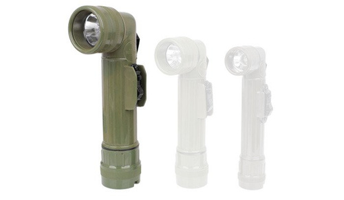Mil-Tec - Angle Flashlight R20 - OD Green - LED - 15143201