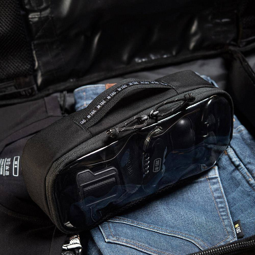 M-Tac - Elite Medium Transparent Pouch - Medium - Black - 10147002-M