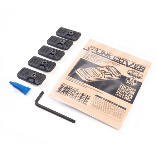 Strike Industries - LINK Cover for M-LOK / KeyMod Rails - 5 pcs - FDE - SI-LINK-COVER-FDE