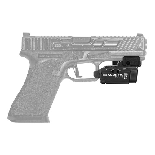 Olight - Weapon LED Light with Laser Sight BALDR RL MINI - 600 lumens - Black