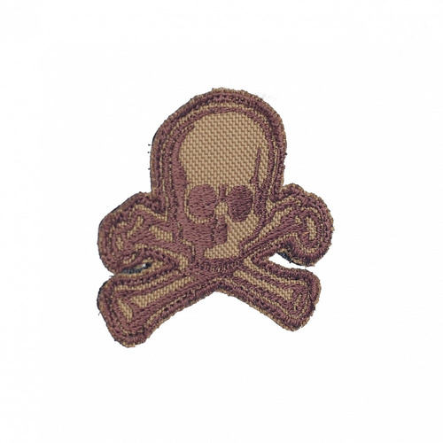 M-Tac - Old Skull Patch - Fabric - Coyote - 51132005