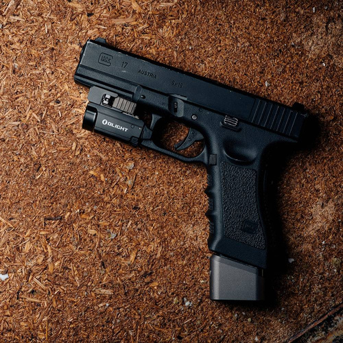 Olight - Weapon LED Light with Laser Sight BALDR RL MINI - 600 lumens - Black