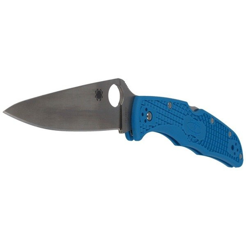 Spyderco - Endura® 4 FRN Flat Ground Blue Knife - C10FPBL