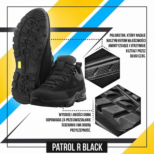 M-Tac - Patrol R Tactical Sneakers - Leather - Black - 30203902