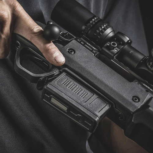 Magpul - Bolt Action Magazine Well for Hunter 700 Stock + PMAG® 5 7.62 AC™ Magazine - MAG497-BLK