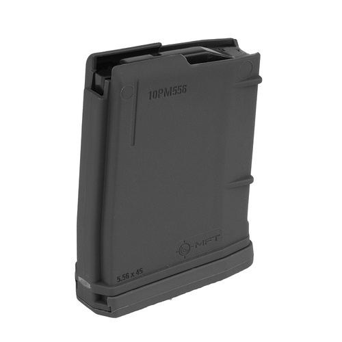 MFT - Polymer Magazine for AR-15 / M4 - 5,56 x 45 mm/.223/.300 AAC Blackout - 10 Rounds - Black - 10PM556BAG-BL