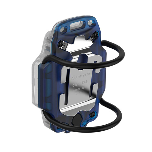 Armytek - LED Pocket Flashlight Crystal WRB - Beacon - 150 lm - Blue/Grey - F07202B