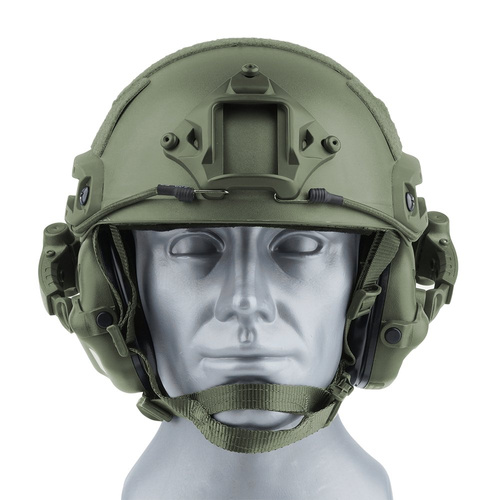 Earmor - Active Hearing Protectors for Helmets M31X Mark 3 - Foliage Green - M31X-FG-MARK3