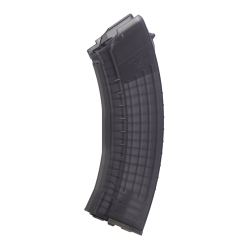 WBP Horns - Polymer magazine for AK - Translucent - 7.62x39 mm - 30 rounds - Black.