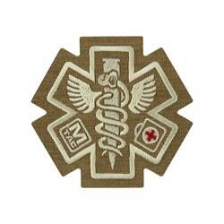 M-Tac - Embroidered Paramedic Medical Patch - Coyote - 51432005