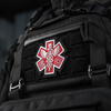 M-Tac - Embroidered Paramedic Medical Patch - Black - 51432002