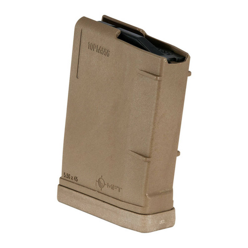 MFT - Polymer Magazine for AR-15 / M4 - 5,56 x 45 mm/.223/.300 AAC Blackout - 10 Rounds - Scorched Dark Earth - 10PM556BAG-SDE