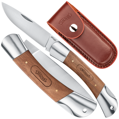 Umarex - Folding Knife Walther Classic Drop 1 - Silver/Bronze - 5.2053