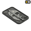 M-Tac - Morale Patch - Molon Labe Ace 3D PVC - Grey - 51127011.