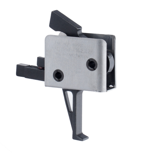 CMC Triggers - Drop-in Trigger for AR15/AR10 PCC Competition - Single Stage - Flat - 3.5 lb - 95503