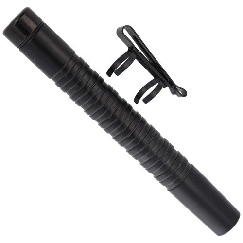 ESP - Compact hardened expandable baton with clip - 16'' - Black - EXB-16HS BLK