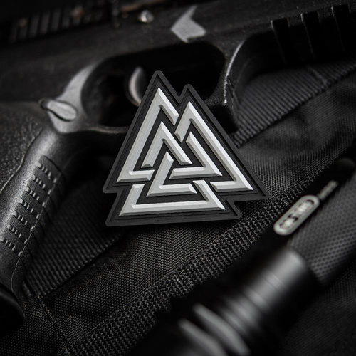 M-Tac - 3D PVC Patch Valknut - Black / Gray - 51163211