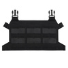Direct Action - Front Panel Skeletonized Plate Carrier Flap - Black - PC-SKFP-CD5-BLK