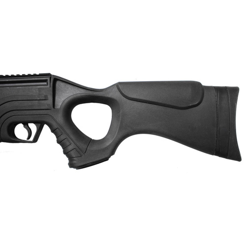 Hatsan - Flash 101 QE Set PCP Airgun - 6,35 mm - Black - FLASH 101 QE SET