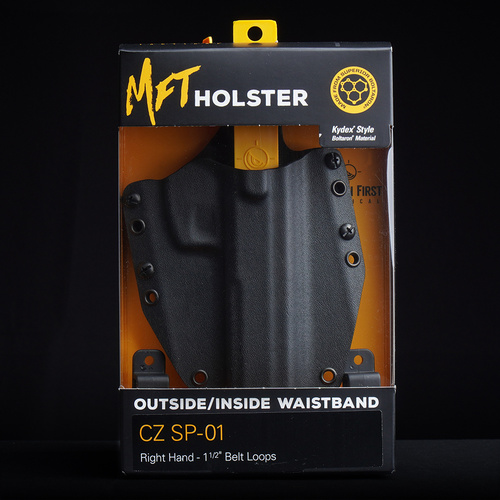 MFT - OWB Holster for CZ SP-01 Pistol - Black - Right - HCZSP01OWB-BL