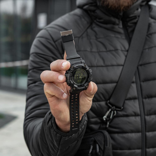 M-Tac - Tactical Watch 2037 - LED - 5 ATM - Black - 50007002