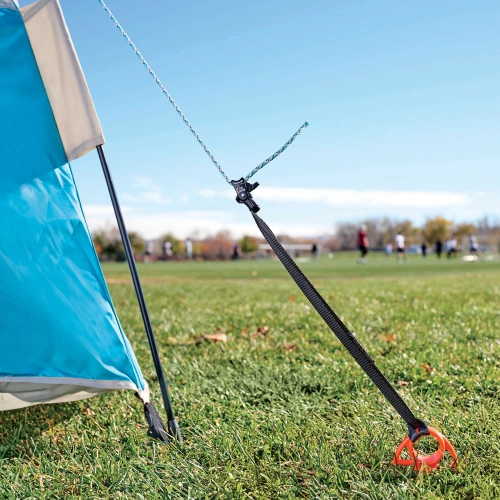 Nite Ize - Rope Tightener CamJam Ring with Webbing Sling 12" - Small - Black - CJRWS-09-R3